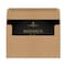 Better Office Products Kraft Invitation Envelopes, A4 Size, Strong Bond Paper, Square Flap W/Peel & Stick Closure, 100PK 64511 - alternate 3